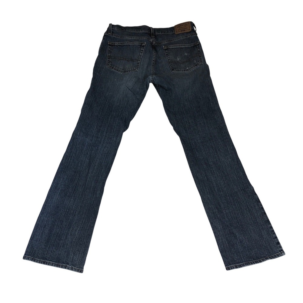 Signature Levi Strauss Gold Label Mens Bootcut Jeans Dark Wash 32x34 Blue Denim - Picture 2 of 9